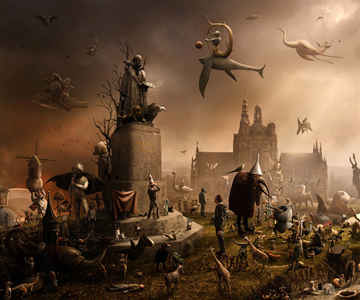 photomontage: visiting 's-Hertogenbosch